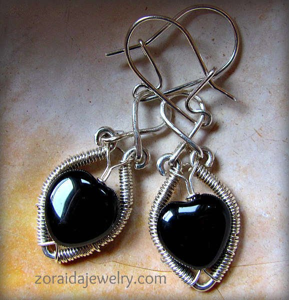 Black onyx and sterling